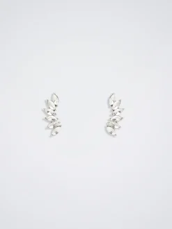 PARFOIS Armbänder|Fußkettchen>Ear-Cuff-Ohrringe Mit Glitzersteinen Silber
