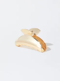 PARFOIS Klammer>Einfache Haarspange Golden