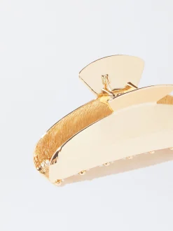 PARFOIS Klammer>Einfache Haarspange Golden