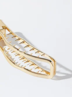 PARFOIS Gürtel>Einfarbige Haarklammer Golden
