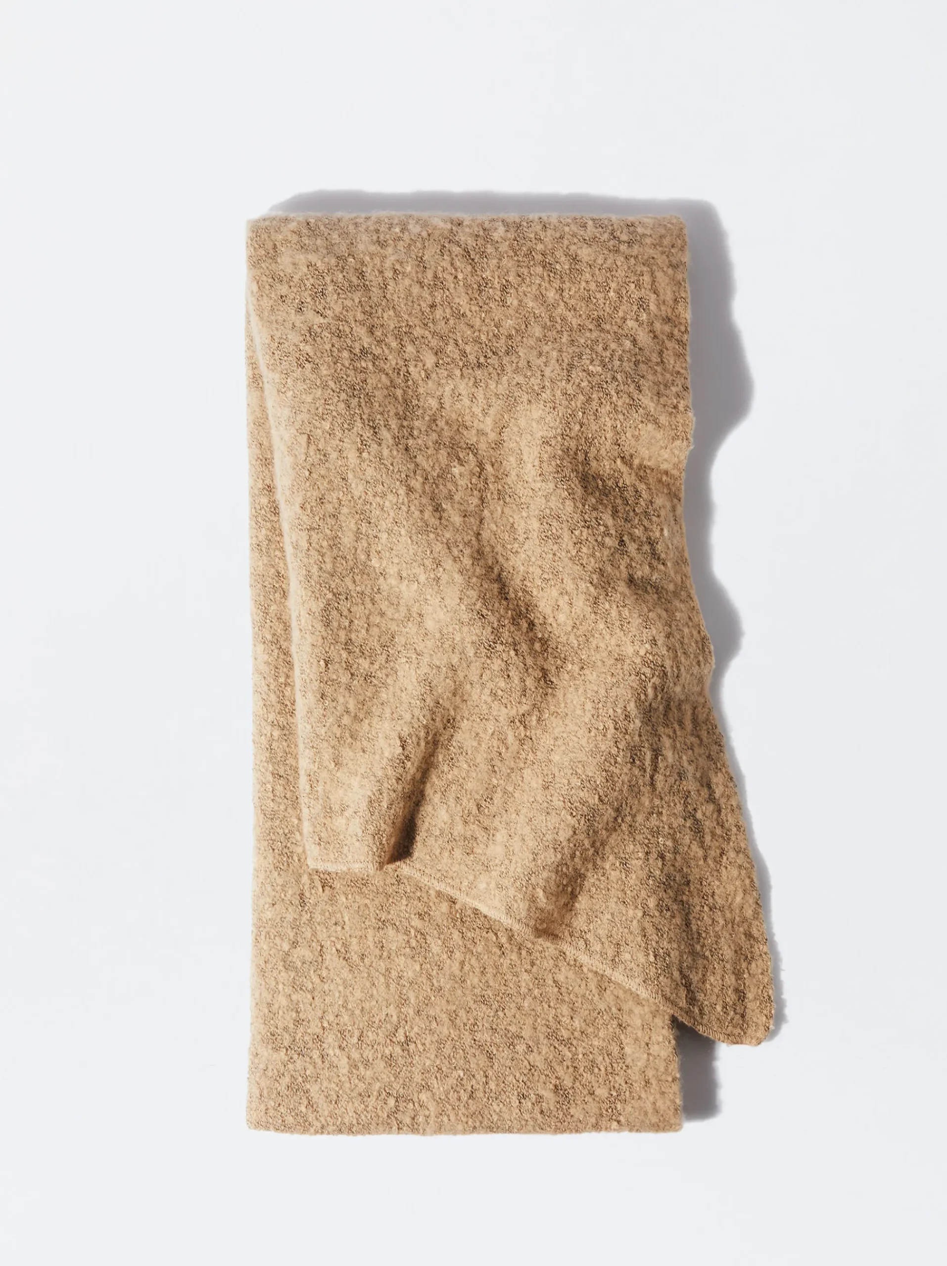 PARFOIS Party>Einfarbiger Maxi-Schal Beige