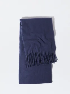 PARFOIS Schals|Schals>Einfarbiger Schal Mit Fransen Marineblau