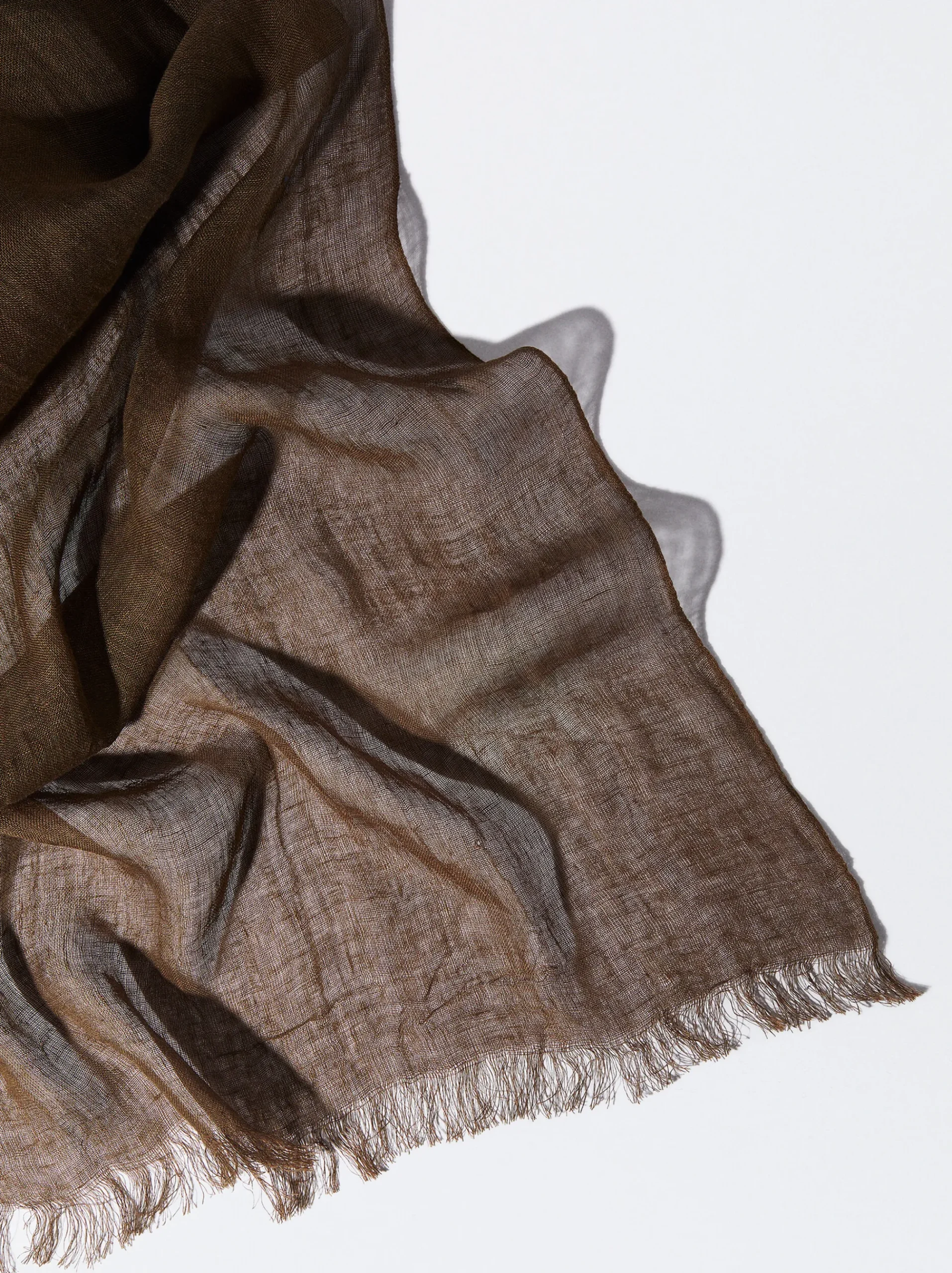 PARFOIS Basics>Einstecktuch Aus Leinen Braun