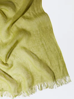 PARFOIS Basics|Schals>Einstecktuch Aus Leinen Gr&uuml;n