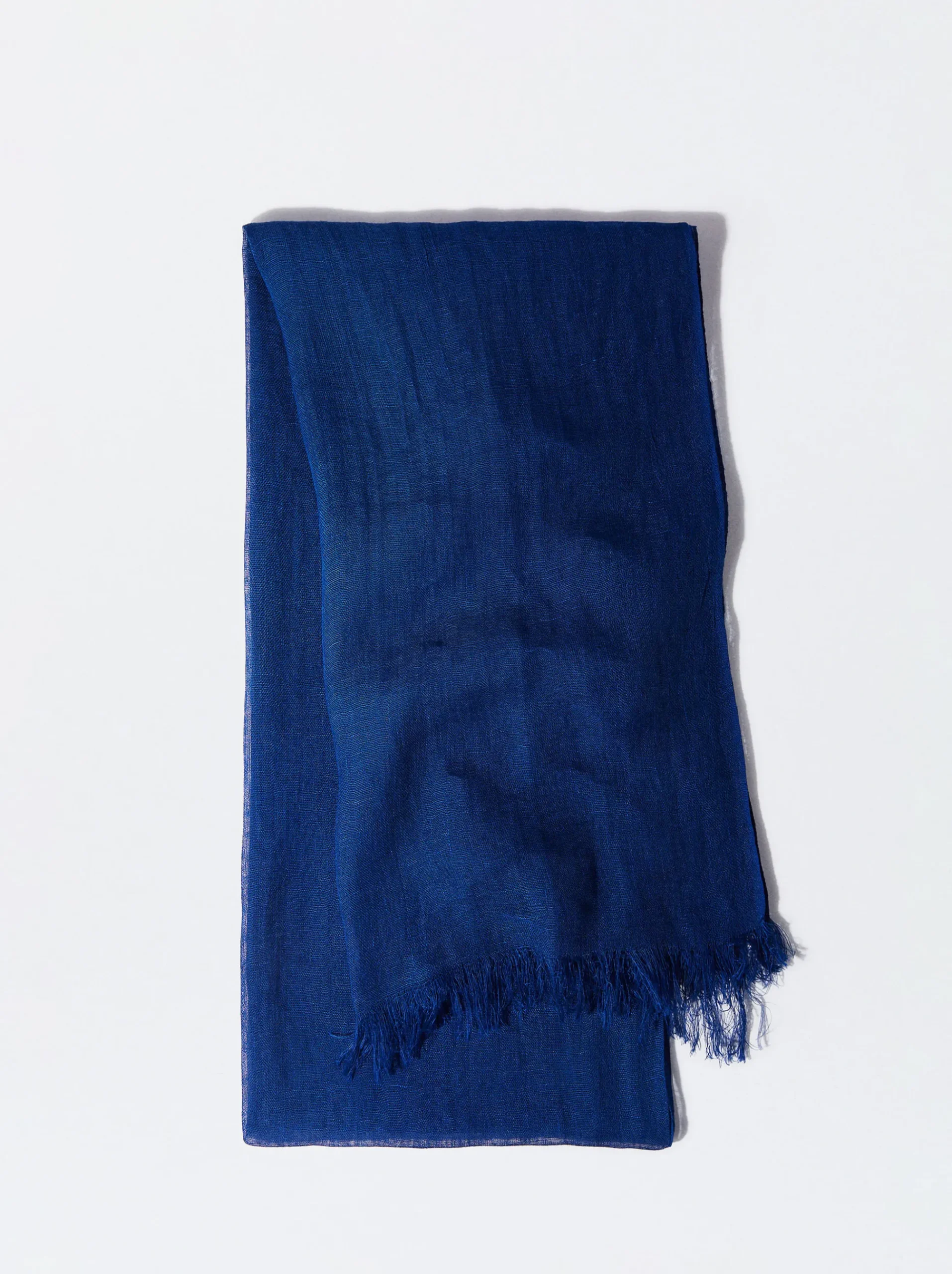 PARFOIS Basics>Einstecktuch Aus Leinen Blau