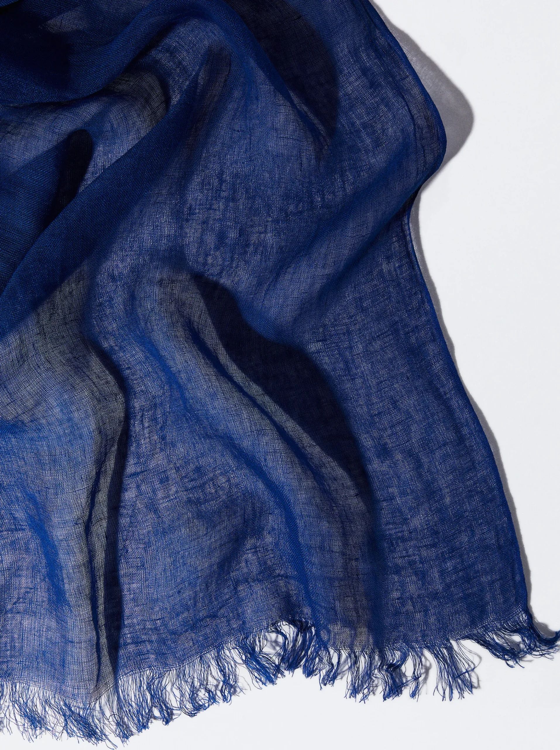 PARFOIS Basics>Einstecktuch Aus Leinen Blau