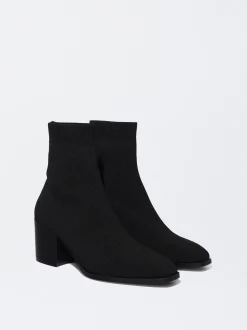 PARFOIS Lange Ohrringe>Elastic Boots Mit Absatz Schwarz