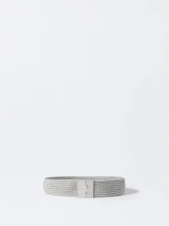 PARFOIS Spangen>Elastischer Gürtel Mit Schnalle Silber