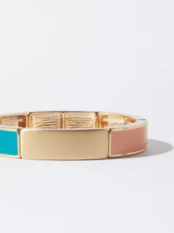 PARFOIS Kurze Halsketten>Elastisches Armband Emaille Mehrfarbig