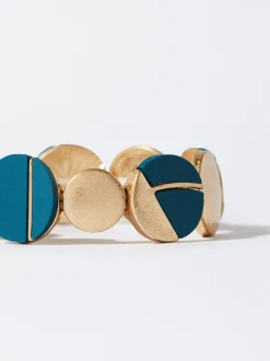 PARFOIS Trend Collection|Kurze Halsketten>Elastisches Armband Mit Harz Gr&uuml;n