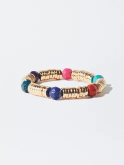 PARFOIS Kurze Halsketten>Elastisches Armband Mit Harz Mehrfarbig