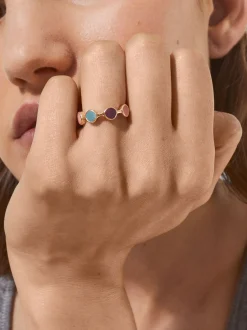 PARFOIS Basics|Tops und Shirts>Emaille Ring Mehrfarbig