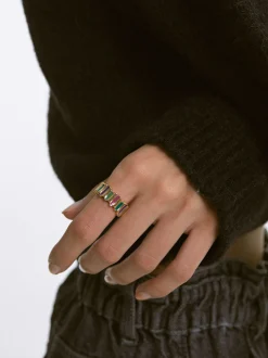 PARFOIS Basics|Strick>Emaille Ring Mehrfarbig