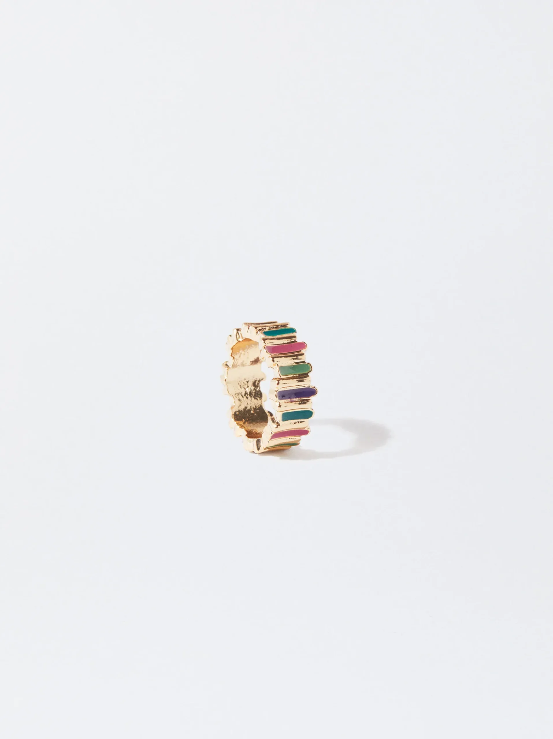 PARFOIS Basics|Strick>Emaille Ring Mehrfarbig