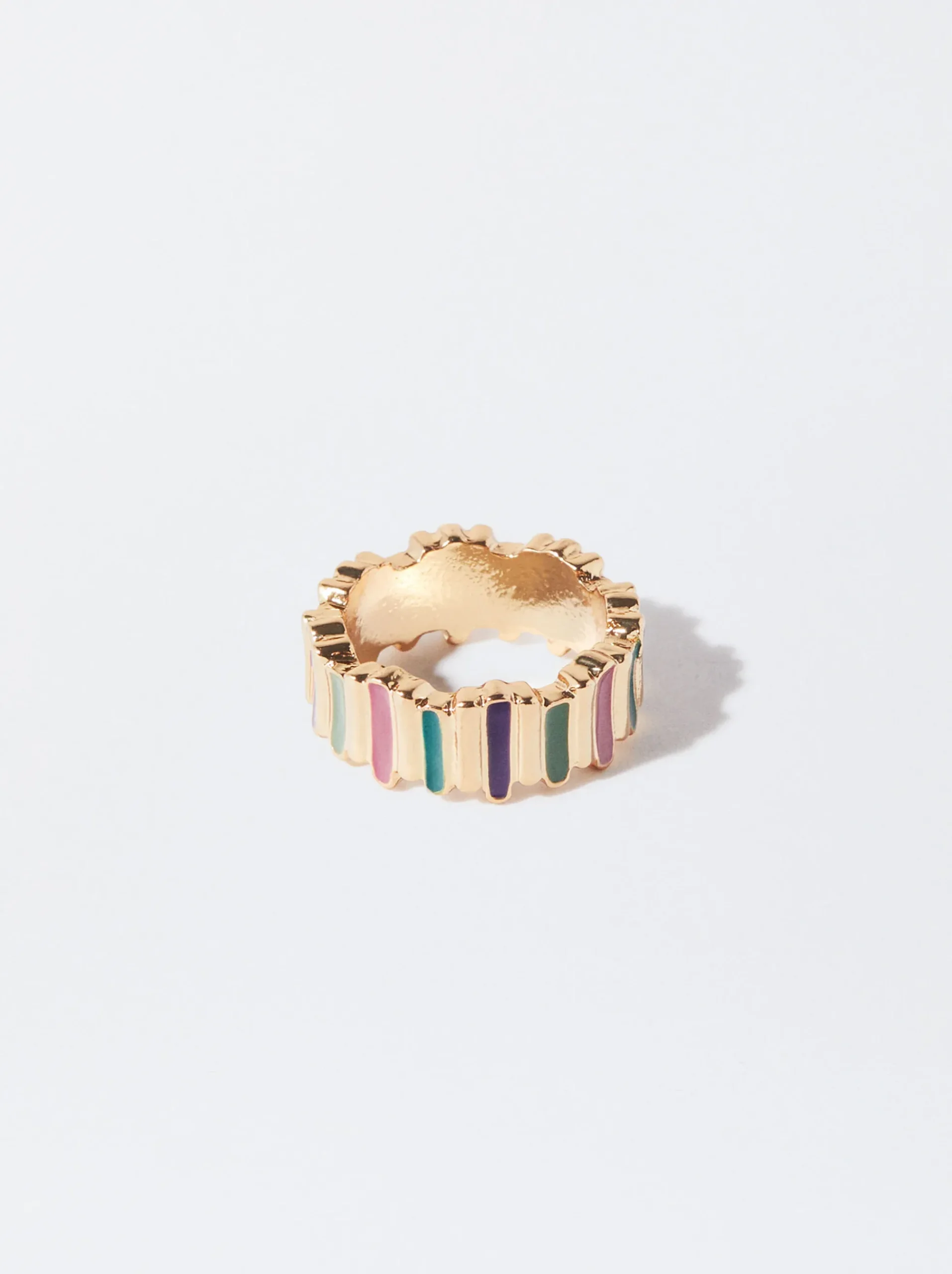 PARFOIS Basics|Strick>Emaille Ring Mehrfarbig