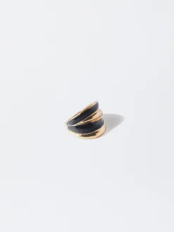 PARFOIS Basics|Hosen>Emaille Ring Schwarz