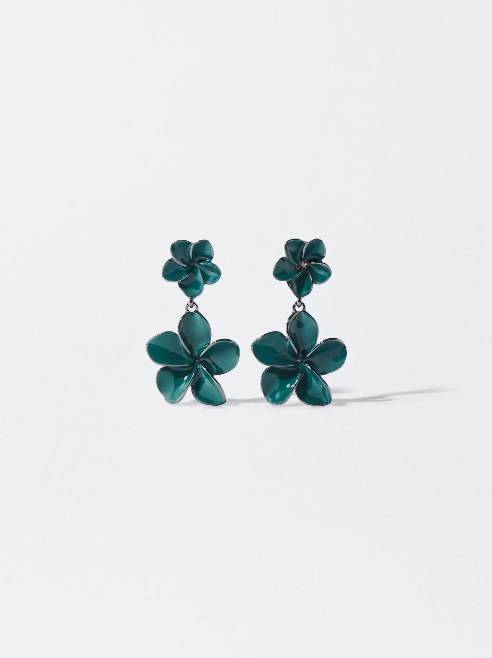 PARFOIS Ohrringe>Emaille-Blumenohrringe Blau