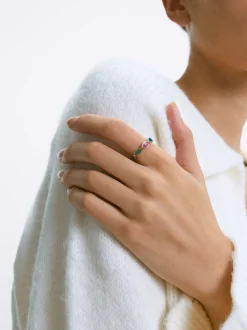 PARFOIS Basics|Hemden>Emaille-Ring Mehrfarbig