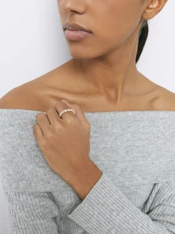PARFOIS Basics|Strick>Emaille-Ring Beige