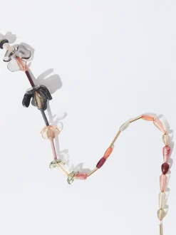 PARFOIS Kurze Ohrringe|Hoop-Ohrringe>Emaillierte Halskette Mit Blumen Mehrfarbig