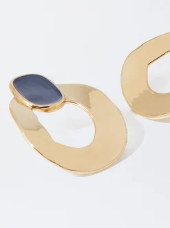 PARFOIS Armbänder>Emaillierte Ohrringe Marineblau