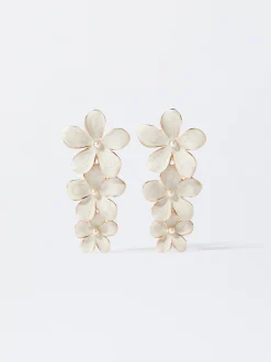 PARFOIS Armbänder>Emaillierte Ohrringe Beige