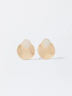 PARFOIS Broschen>Emaillierte Ohrringe Golden