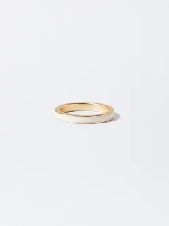 PARFOIS Basics|Hosen>Emaillierter Ring Golden