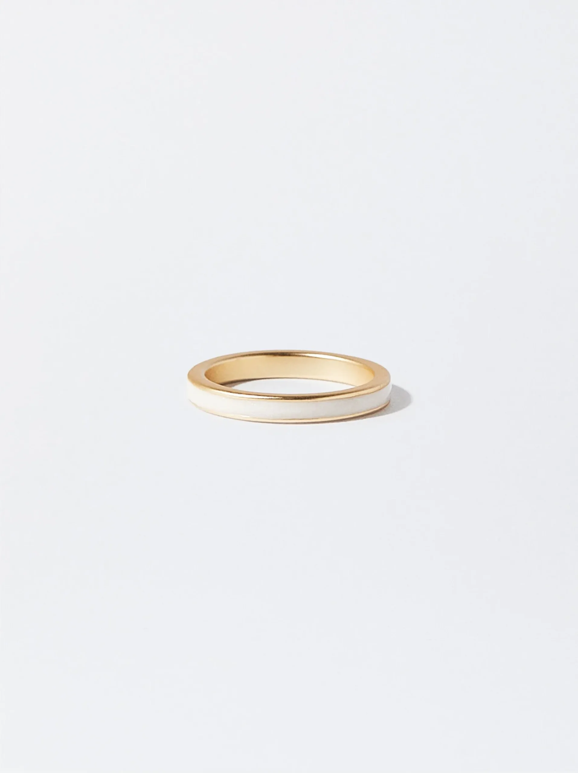 PARFOIS Basics|Hosen>Emaillierter Ring Golden