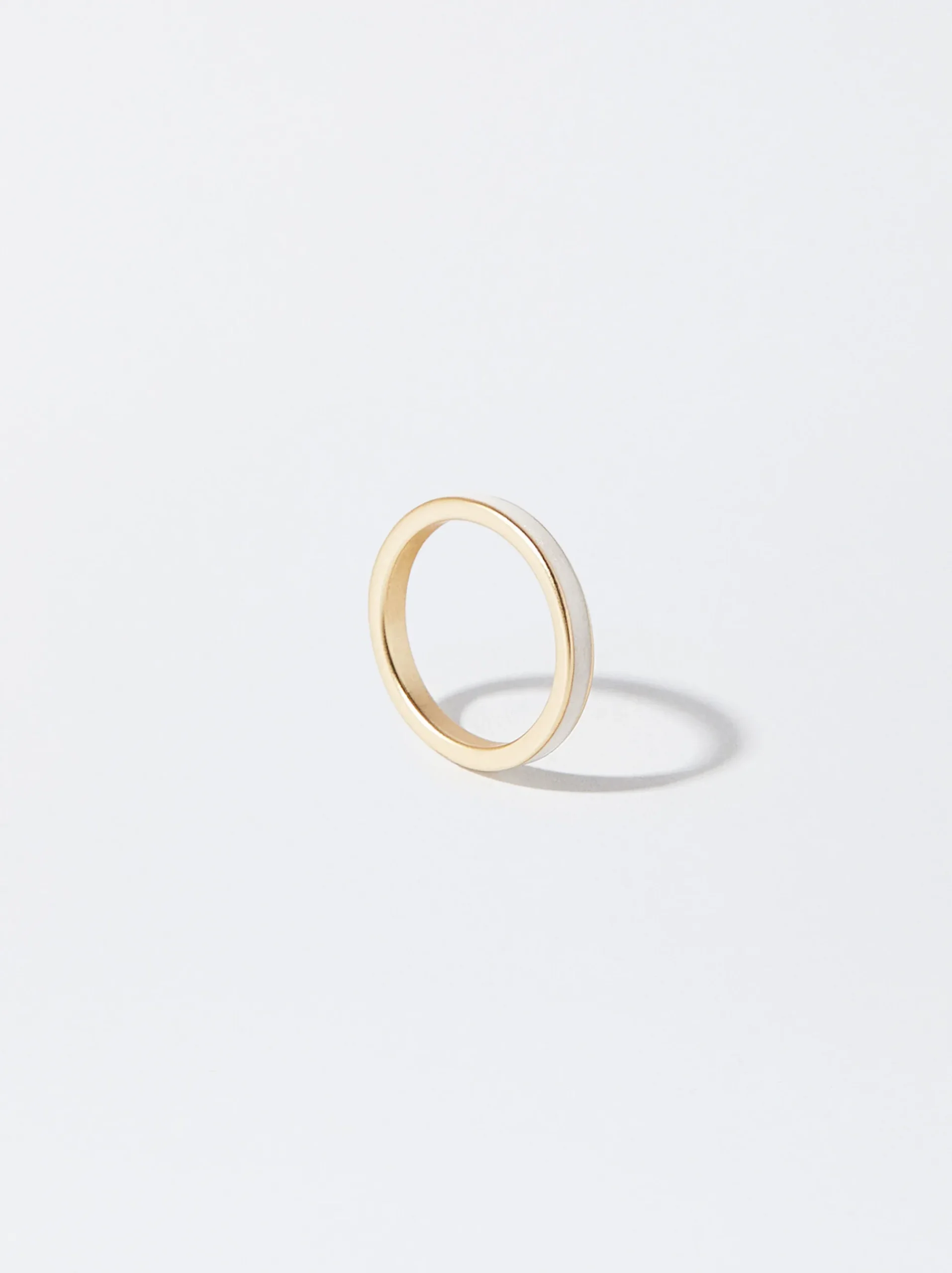 PARFOIS Basics|Hosen>Emaillierter Ring Golden