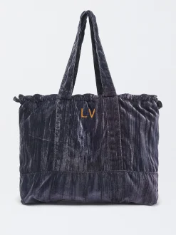 PARFOIS Umhängetaschen>Exclusive Online - Anpassbare Samt-Tasche Blau
