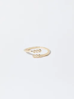 PARFOIS Basics|Hosen>Feiner Ring Mit Strass Gr&uuml;n