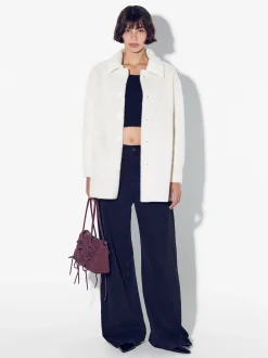 PARFOIS Strick|Pullover Und Jacke>Fellmantel Mit Taschen Ekr&uuml;