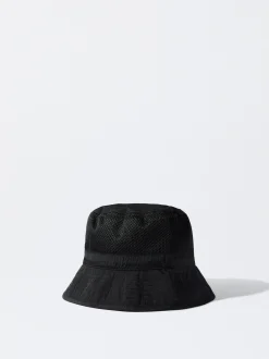 PARFOIS Wollmützen|Winterhüte>Fischerhut Aus Recyceltem Nylon Schwarz