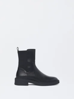 PARFOIS Lange Ohrringe|Mittlere Ohrringe>Flache Stiefeletten Mit Gummiz&uuml;gen Schwarz