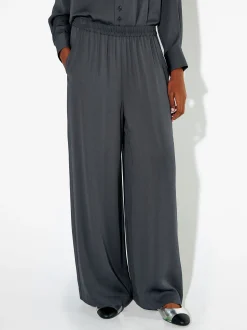 PARFOIS Lange Halsketten>Flie&szlig;ende Hose Mit Elastischer Taille Marineblau