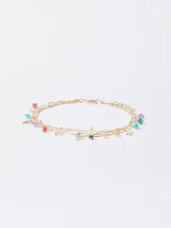 PARFOIS Trend Collection|Set Halsketten>Fußkettchen Mit Sein Und Charms Mehrfarbig
