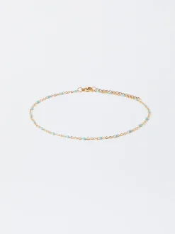 PARFOIS Ohrringe>Fu&szlig;kette Aus Stahl Mit Emaille Violett
