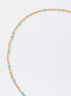 PARFOIS Ohrringe>Fu&szlig;kette Aus Stahl Mit Emaille Violett