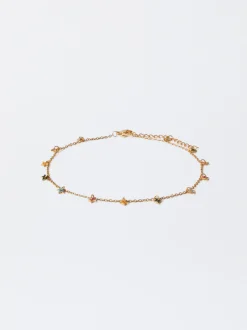 PARFOIS Ohrringe|Mittlere Ohrringe>Fußkette Aus Stahl Mit Sternen Golden