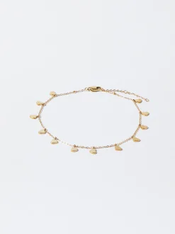 PARFOIS Ohrringe>Fu&szlig;kette Aus Stahl Mit Herz Golden
