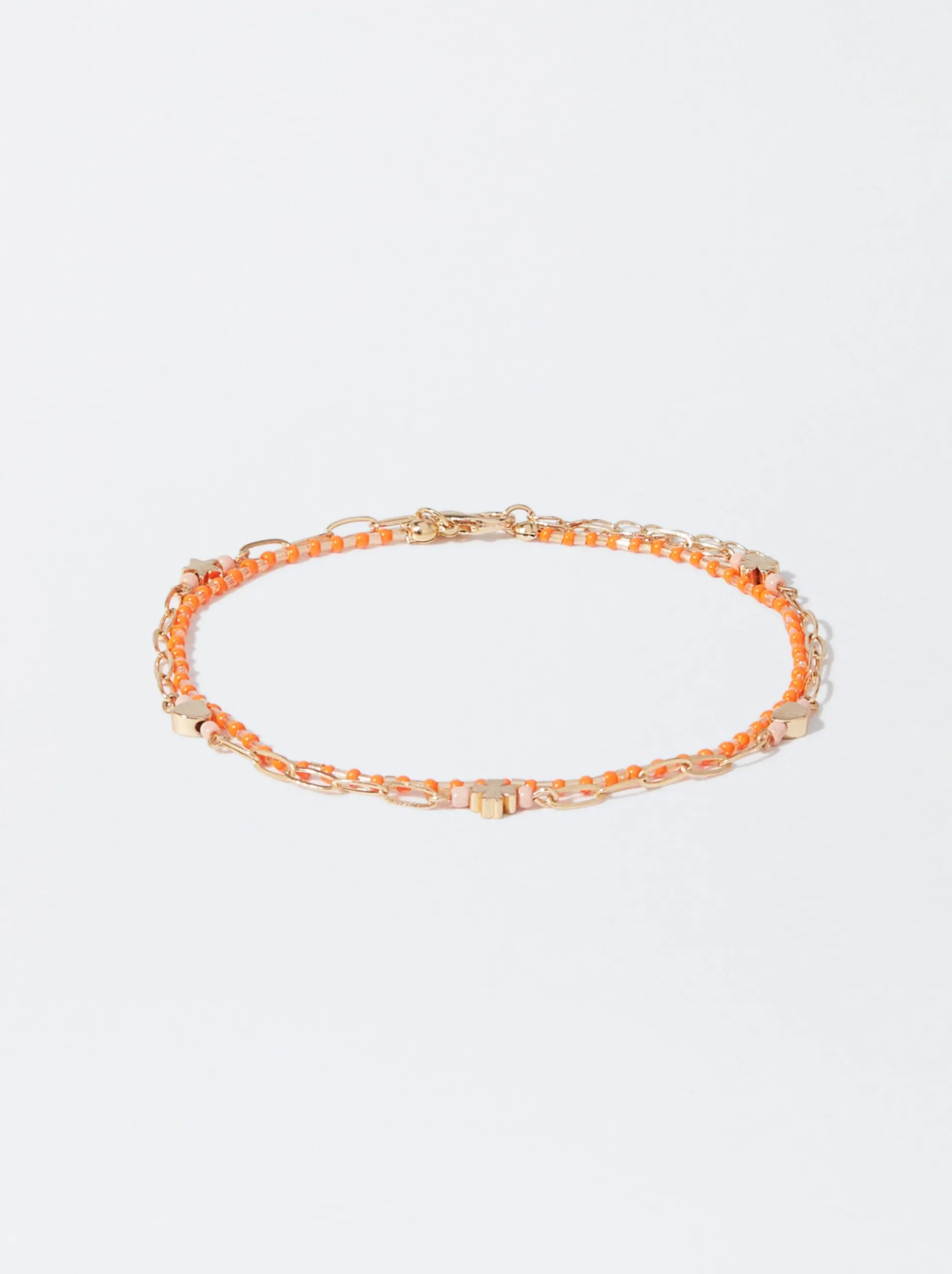 PARFOIS Trend Collection|Kurze Halsketten>Fußkette Mit Charms Mehrfarbig