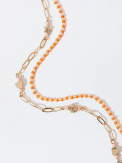 PARFOIS Trend Collection|Kurze Halsketten>Fu&szlig;kette Mit Charms Mehrfarbig