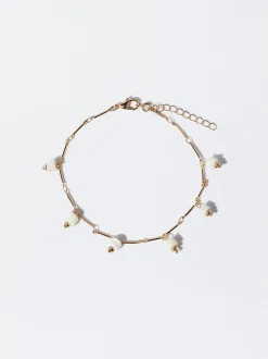 PARFOIS Kurze Halsketten>Fu&szlig;kette Mit Muschel Golden