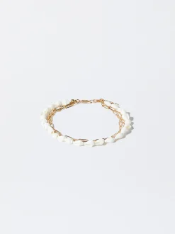 PARFOIS Trend Collection|Set Halsketten>Fußkette Mit Muschel Golden