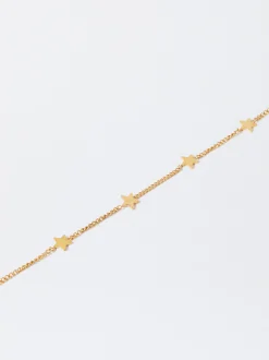 PARFOIS Ohrringe>Fu&szlig;kette Mit Sternen Golden