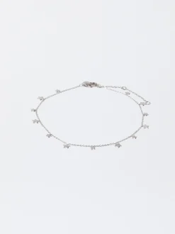 PARFOIS Ohrringe>Fu&szlig;kette Mit Sternen Silber