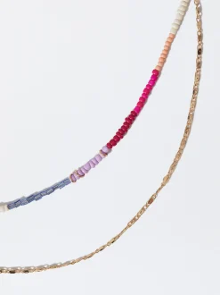 PARFOIS Kurze Halsketten|Chokers>Fu&szlig;kette Mit Strass Mehrfarbig