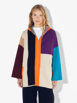 PARFOIS Weste>Gedruckter Punkt Cardigan Mehrfarbig