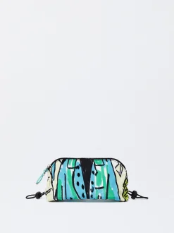 PARFOIS Geldbörsen>Geflochte Mehrzwecktasche Aus Nylon Mit Print Mehrfarbig